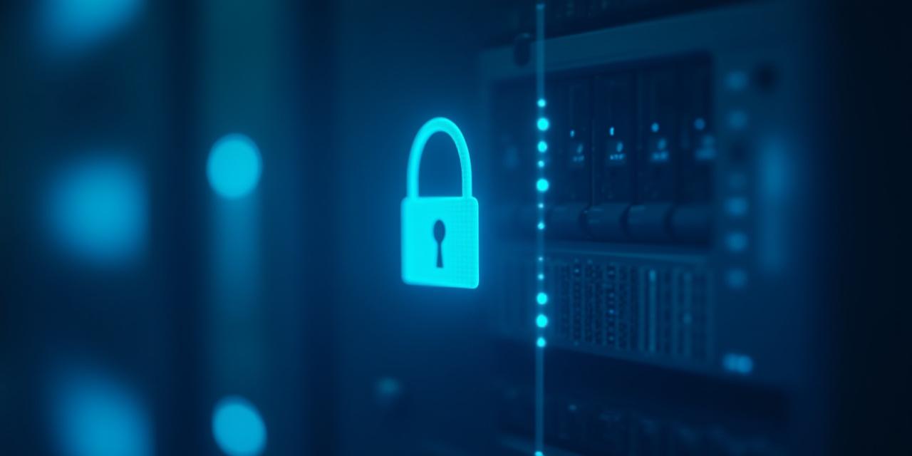 Close up of a secure digital interface with high-end aesthetic